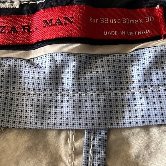 Zara Man patterned Shorts Size 30 - Picture 4 of 4